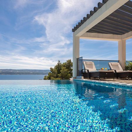 Luxury Seafront Villa With Heated Pool, Jacuzzi, Sea View, 150 M From Beach Stanici Eksteriør bilde