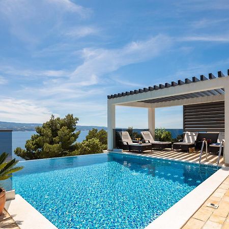 Luxury Seafront Villa With Heated Pool, Jacuzzi, Sea View, 150 M From Beach Stanici Eksteriør bilde